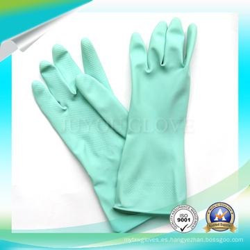 Anti ácido guantes de látex impermeables para trabajar